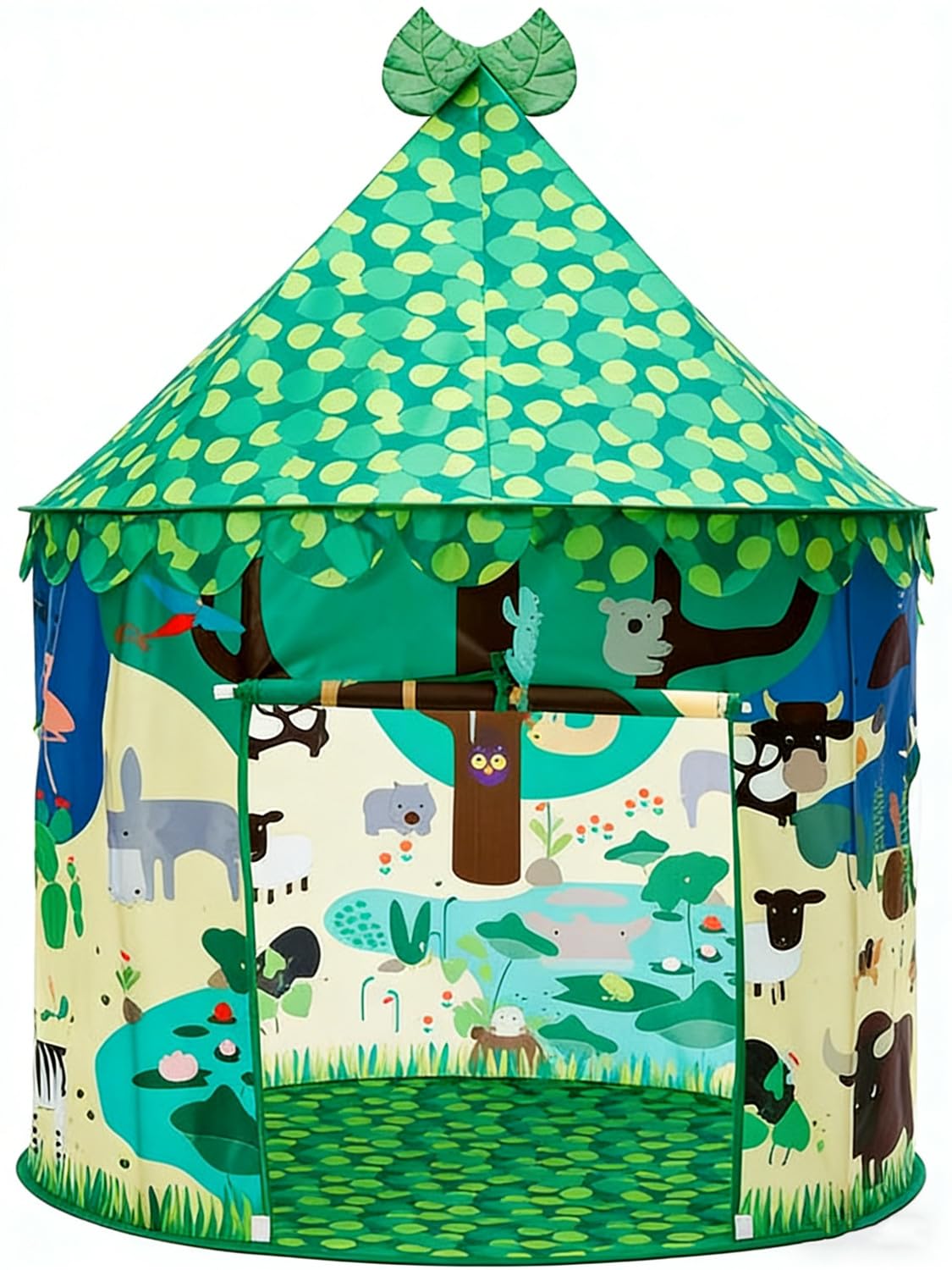 Childrens Teepee Play Tent,Pop up children's tent for Indoor and Outdoor Fun, girls toy, play house, yurt design,gift suitable for indoor and outdoor