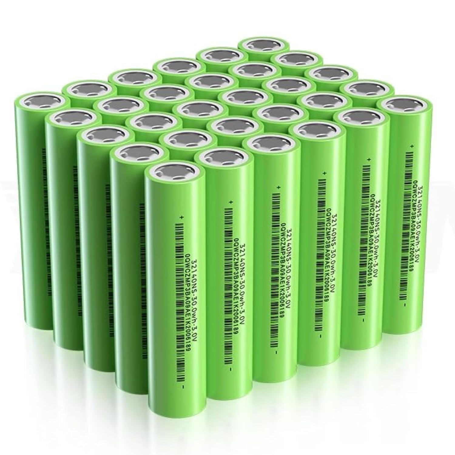 LiFePO4 32140 Battery Cell, 3.2V 15000mAh, A-Grade Rechargeable Lithium Iron Phosphate Battery, 3C High Discharge for EV, Solar Energy Storage, RV, UPS & Backup Power Systems (Pack of 40)-image-20