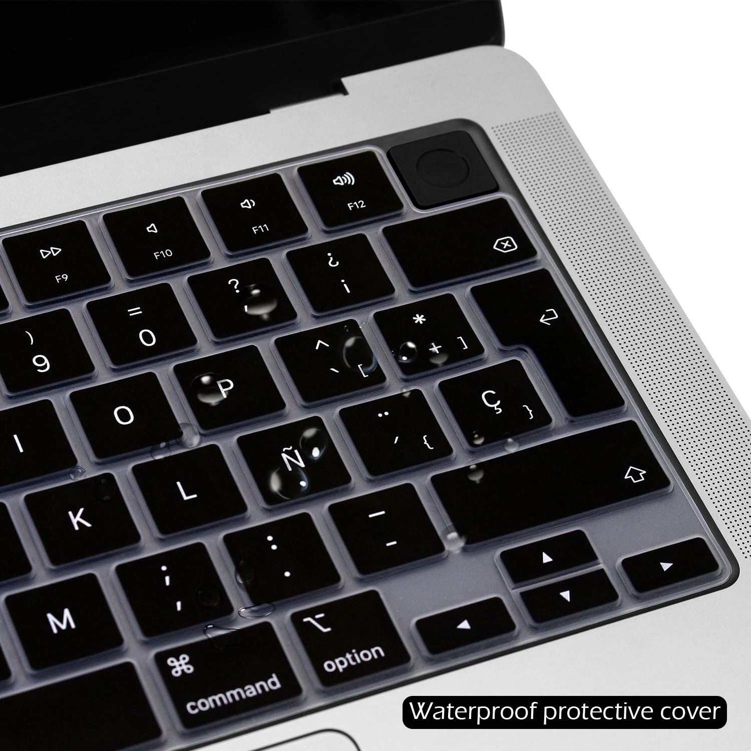 Funda de silicona ultrafina para teclado español de MacBook Air 2023 y 2022 (15.3 y 13.6 pulgadas, chip M2, modelo A2681), accesorios de protección suaves, diseño