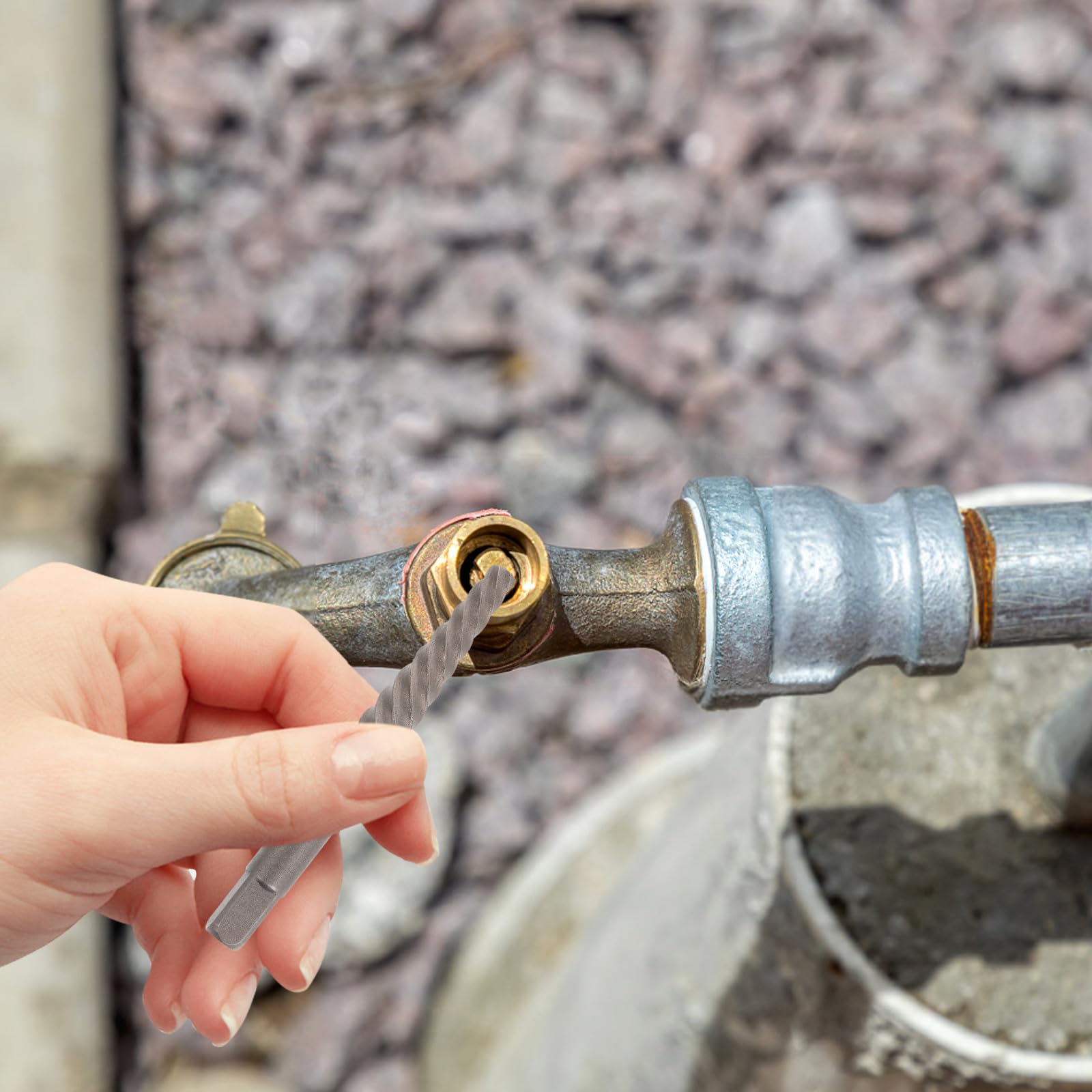 Estrattore per Viti Danneggiate Set per Facile Estrazione di Bulloni e Viti in Acciaio al Carbonio Plastica per Riparazioni Domestiche e Progetti Fai-da-te