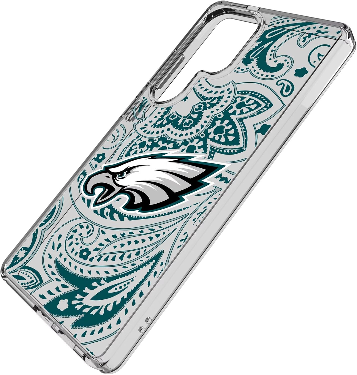 Keyscaper Philadelphia Eagles Galaxy Clear Paisley Design Case