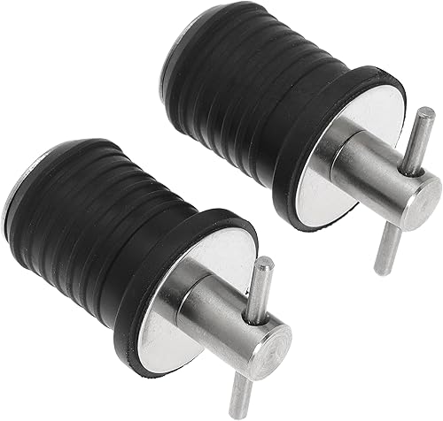 Miniatura 5 de Nayciiy Tapones de goma con mango en T, 2 unidades, con mango de latónacero inoxidable, accesorios para barcos