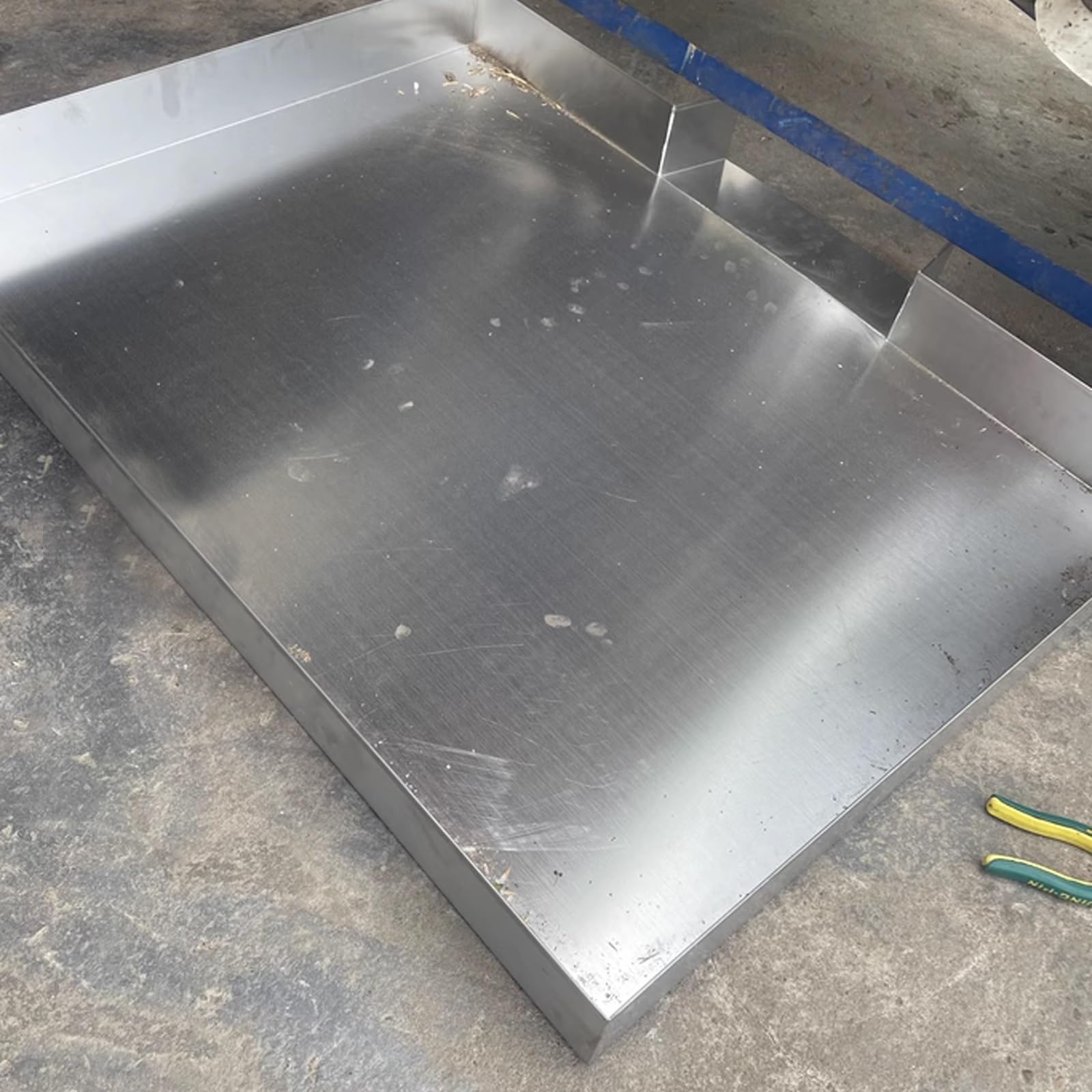 Bandeja de Goteo de Acero Inoxidable 304 AC de Alta Resistencia para Aires acondicionados, lavadoras, macetas de Invernadero y Aceite de Motocicleta.