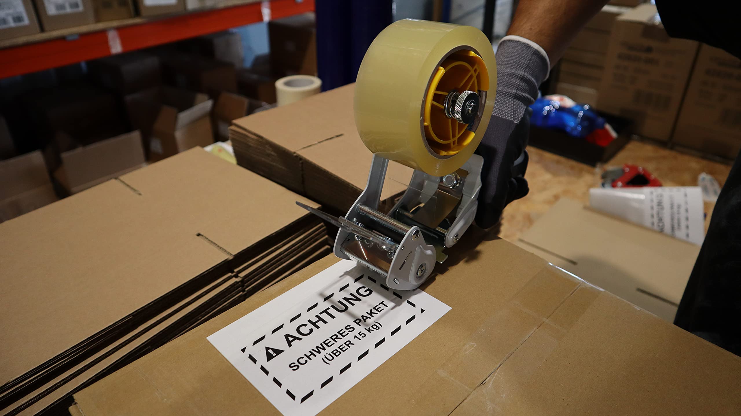 gws 43530 PP Premium Paketklebeband transparent 36er Pack, zum Verpacken von Paketen, leise abrollbar, Länge: 66 m - Breite: 50 mm – Dicke: 65 μm