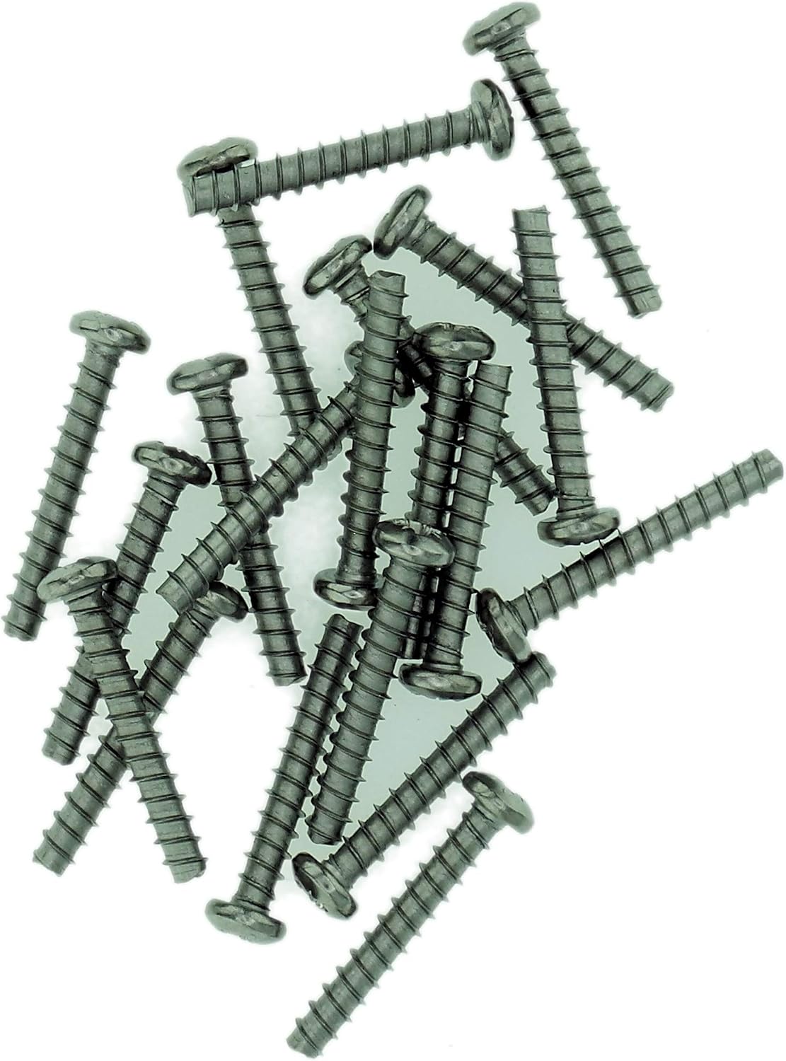 D4 (4mm x 8mm) Pozi Pan Screws for Plastic (Trilobular) - Stainless Steel (A2) (Pack of 20), 4x8 - Trilobular - A2 (20)