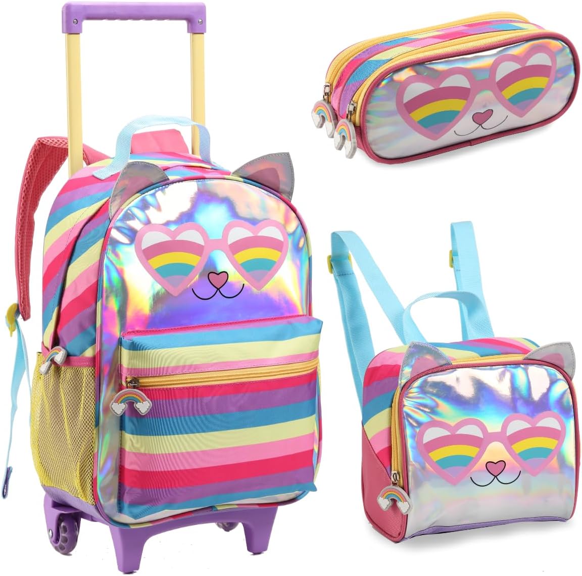 Kit Mochila Escolar Com Rodinhas Gatinho Menina Feminina Brilhante em promoção! Veja a oferta e mais achadinhos de Mochilas escolares Hoje é o melhor dia para comprar Kit Mochila Escolar Com Rodinhas Gatinho Menina Feminina Brilhante com aquele preço maroto! Promoção! Aproveite a oferta!