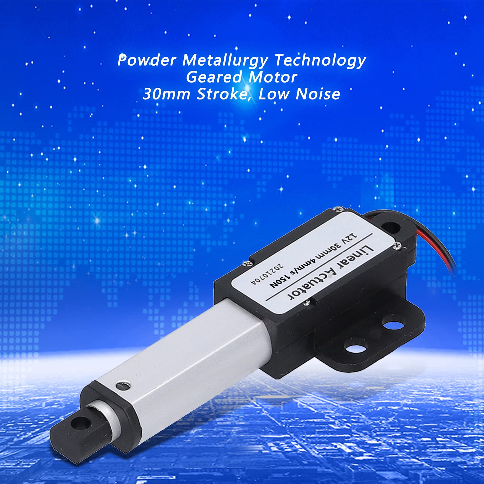 Attuatore Lineare 12V 100mm - Per Letti Elettrici, Poltrone, Porte Automatiche