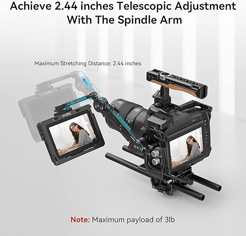 Miniatura 3 de SmallRig Montaje EVF ajustable con abrazadera NATO MD3507