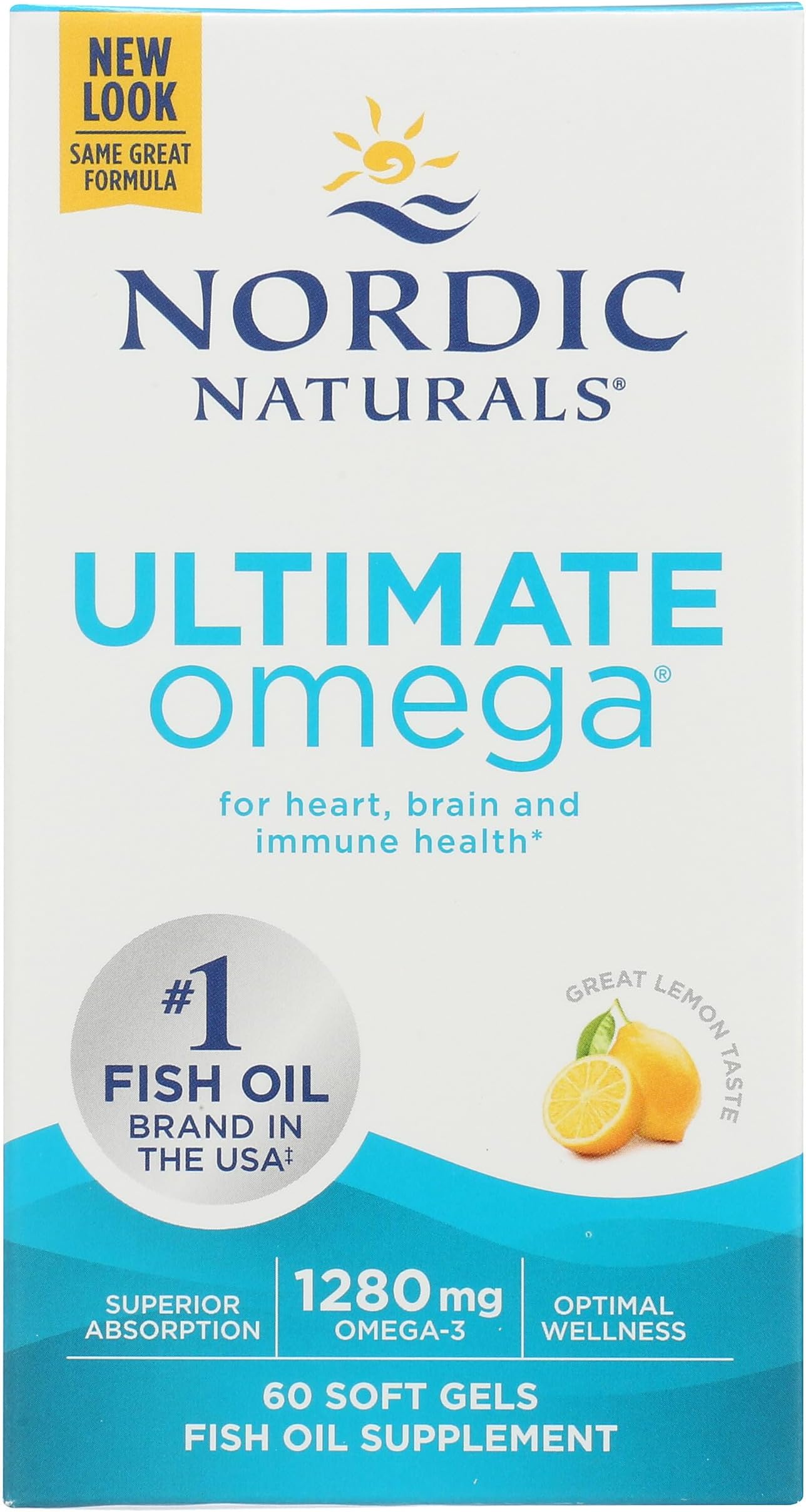 – Nordic Naturals Ultimate Omega, 60 Softgels