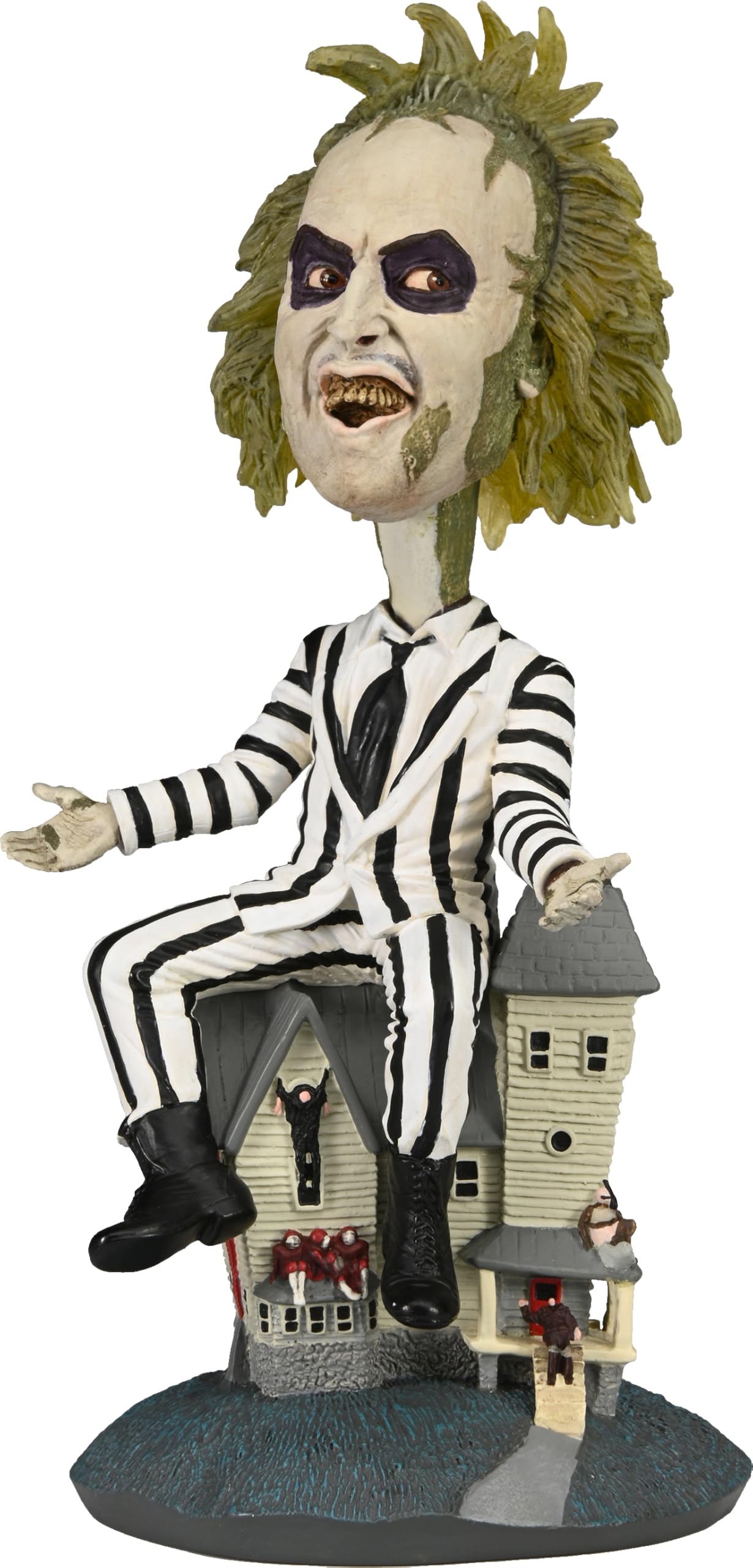 Beetlejuice 20cm cold Resin Head Knocker Bobble Head