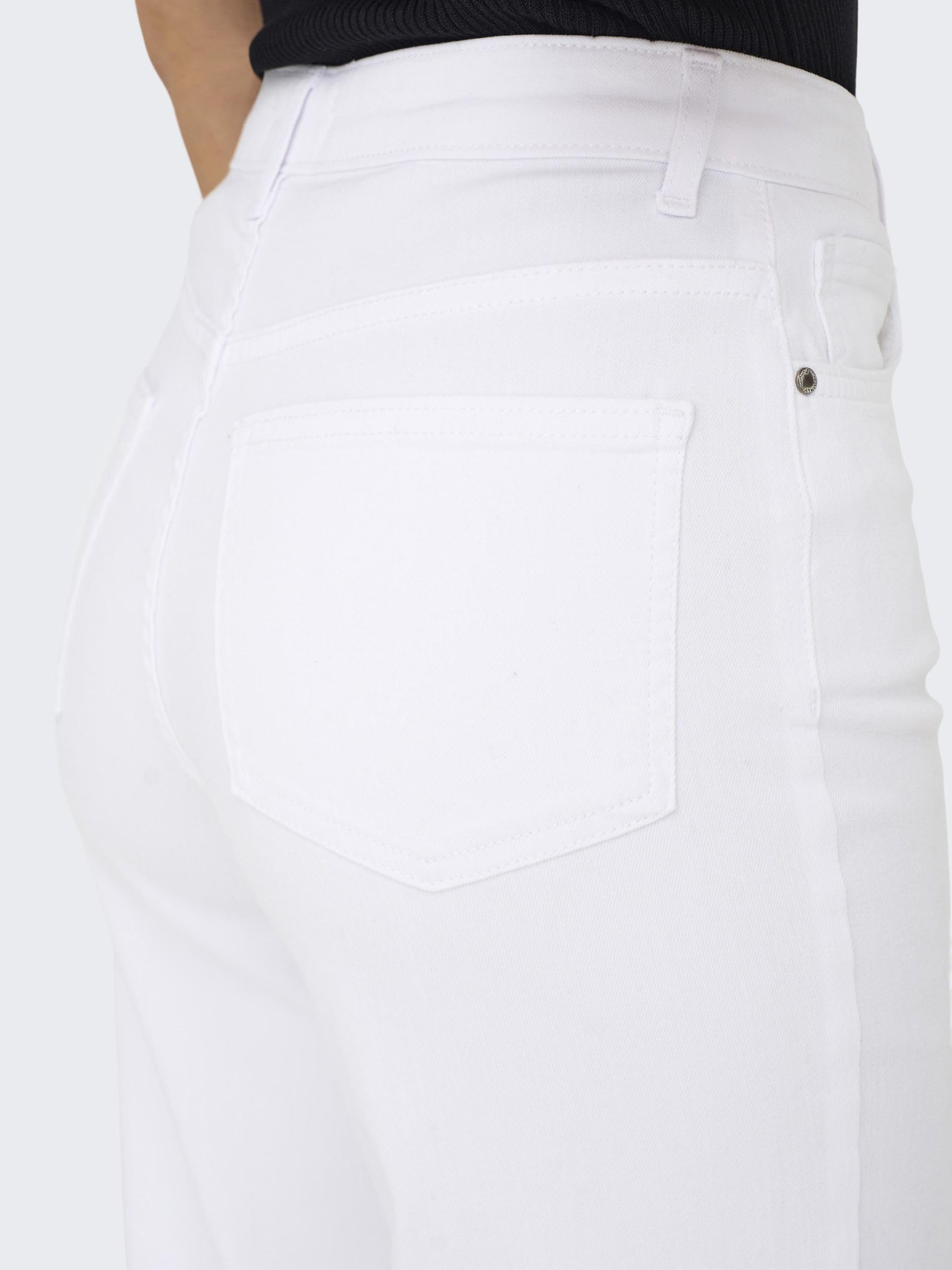 ONLY Onlmadison Blush HW Wide Dnm CRO Noos para Mujer