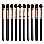 Professional Eyeshadow Applicators Sponge tip Reusable UorPoto 10Pcs Women Blendable Round Foam Makeup Eyeshadow Brush Applicator Set Washable