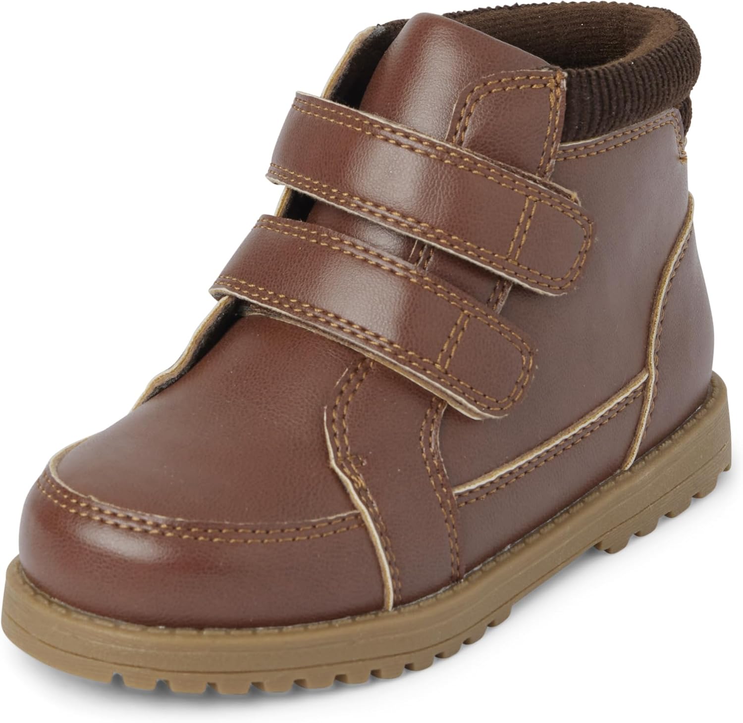 Gymboree Boys And Toddler Short Ankle Boot, Classic Brown, 2 Big Kid US