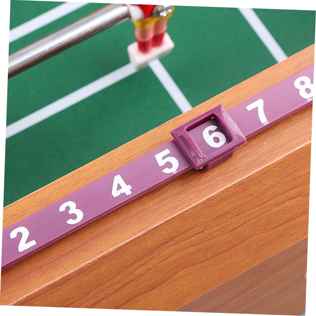 Calcio Balilla da Tavolo a Sei Stecche in Mdf, Gioco Portatile Punteggio, e Adulti in Serate di Gioco in Famiglia