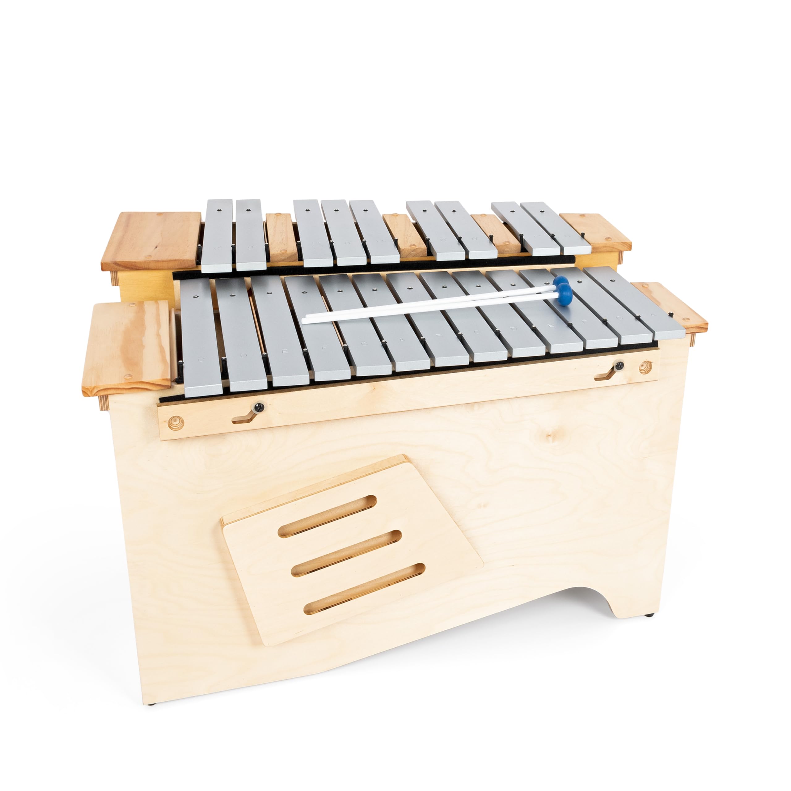 Harmony Series Bass metalófono cromático solo mitad