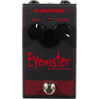 tc electronic 000-CQ400-00010 Eyemaster Metal Distortion Pedal