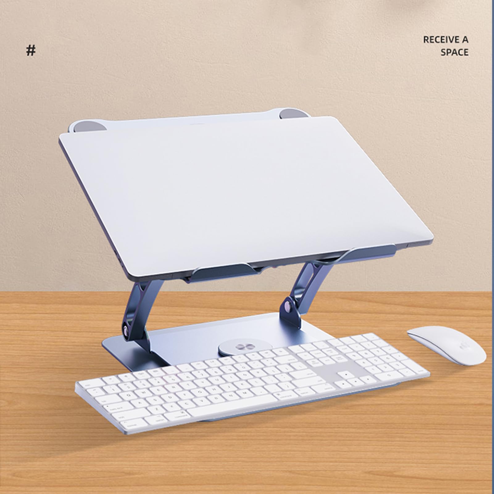 Elevador de computadora portátil ergonómico, soporte de computadora | Elevador de aluminio