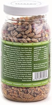 Fluker's Buffet Blend Tortoise Diet, Veggies with Fortified Pellets, 6.75 oz