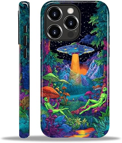 Miniatura 595 de Funda para iPhone 11 Pro Funda, Diseño de Patrón de Mosaico de Vidrio en Tono Verde - Protección Dual Híbrida Silicona + PC Duro Resistente a Golpes