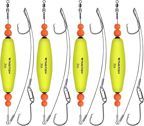 THKFISH Plataformas de flotador de bagre, flotador de línea de traqueteo de bagre para plataforma Santee, aparejos de cascabel, corcho, espuma EVA,