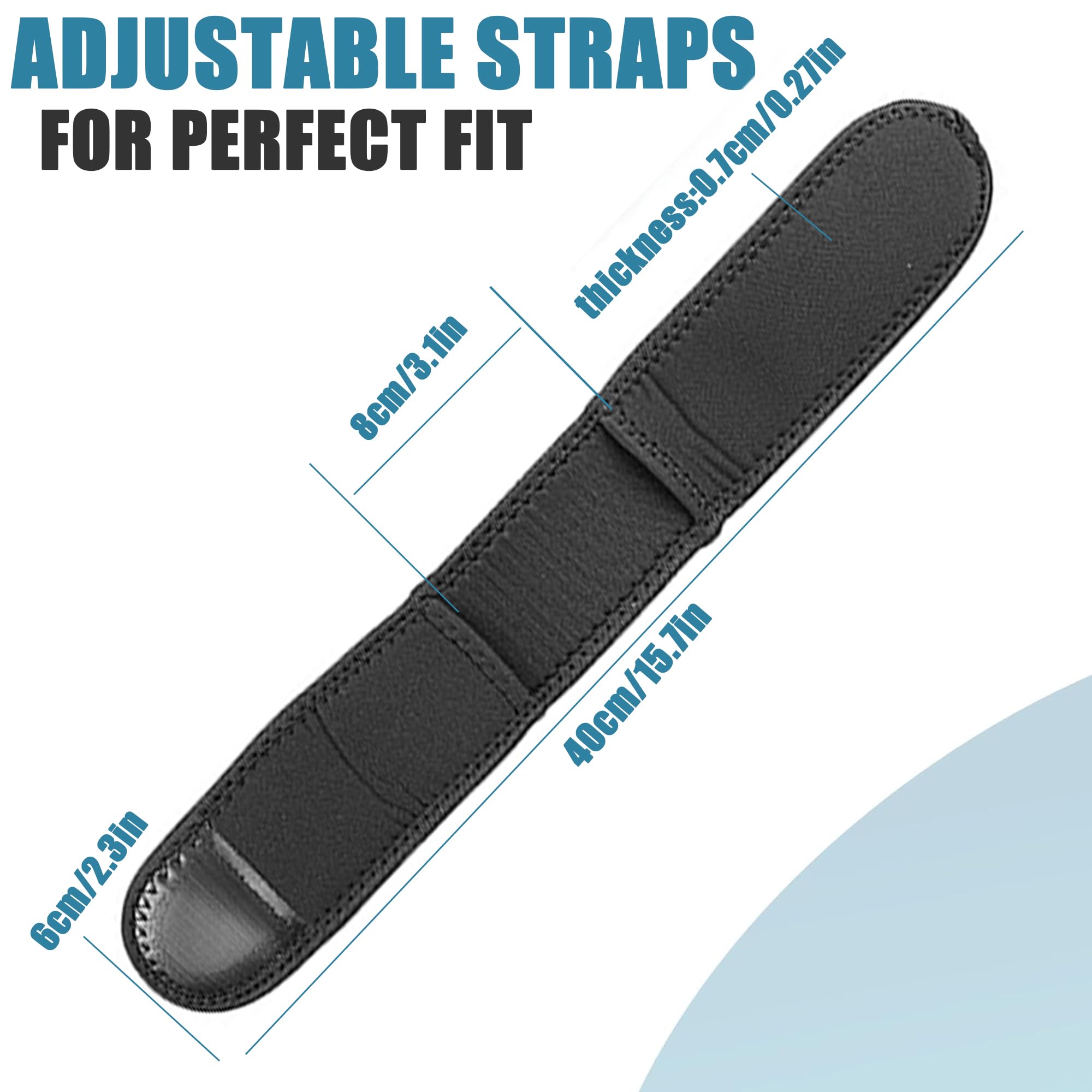 Sangle Cheville podomètre réglable Sport avec Fermeture Auto-agrippante réglable Fitness Tracker Compatible podomètre Connectée Course à Pied Marche
