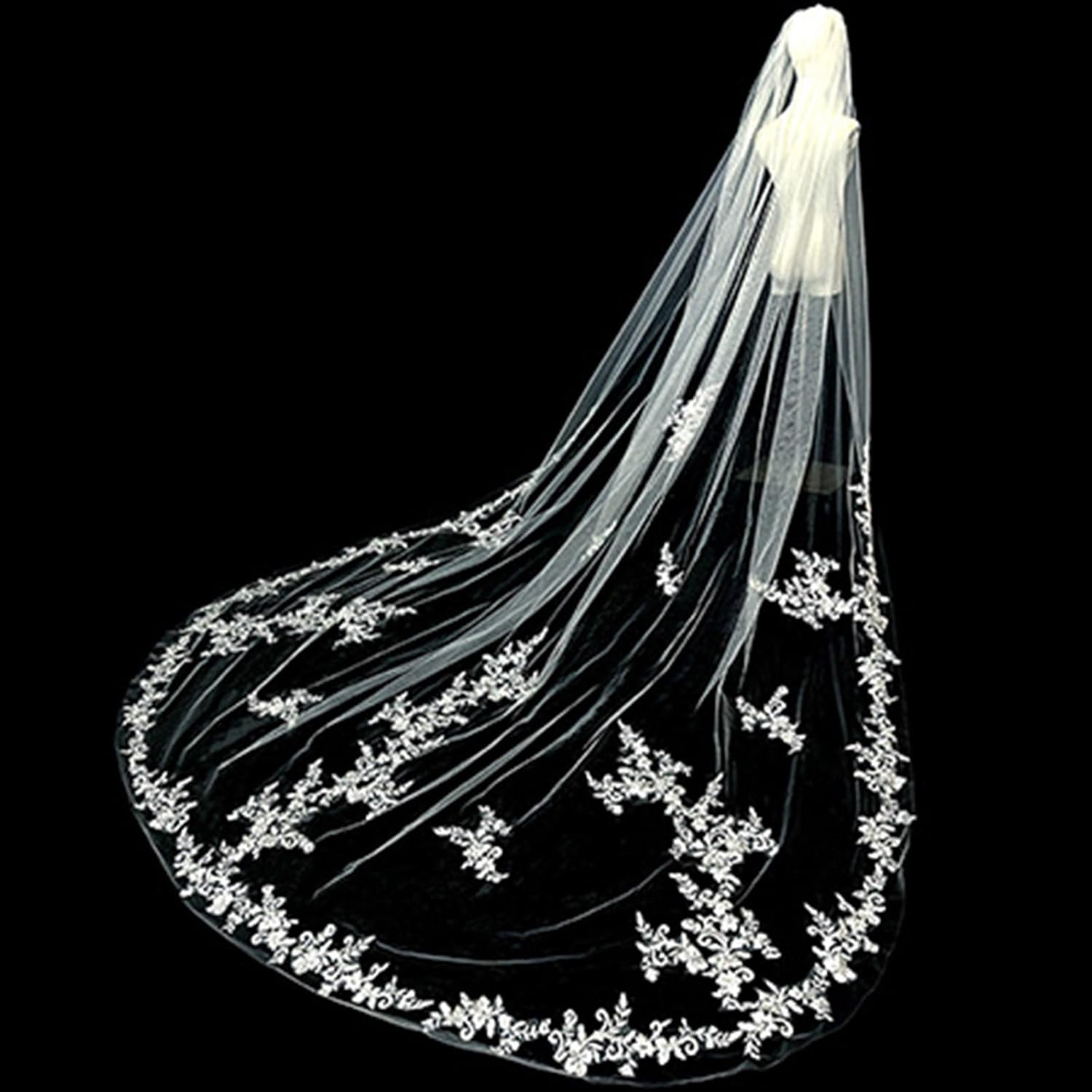 Charm Wedding Veils Long Bridal Laces Romantics Wedding For Special Occasion Tulle Veil