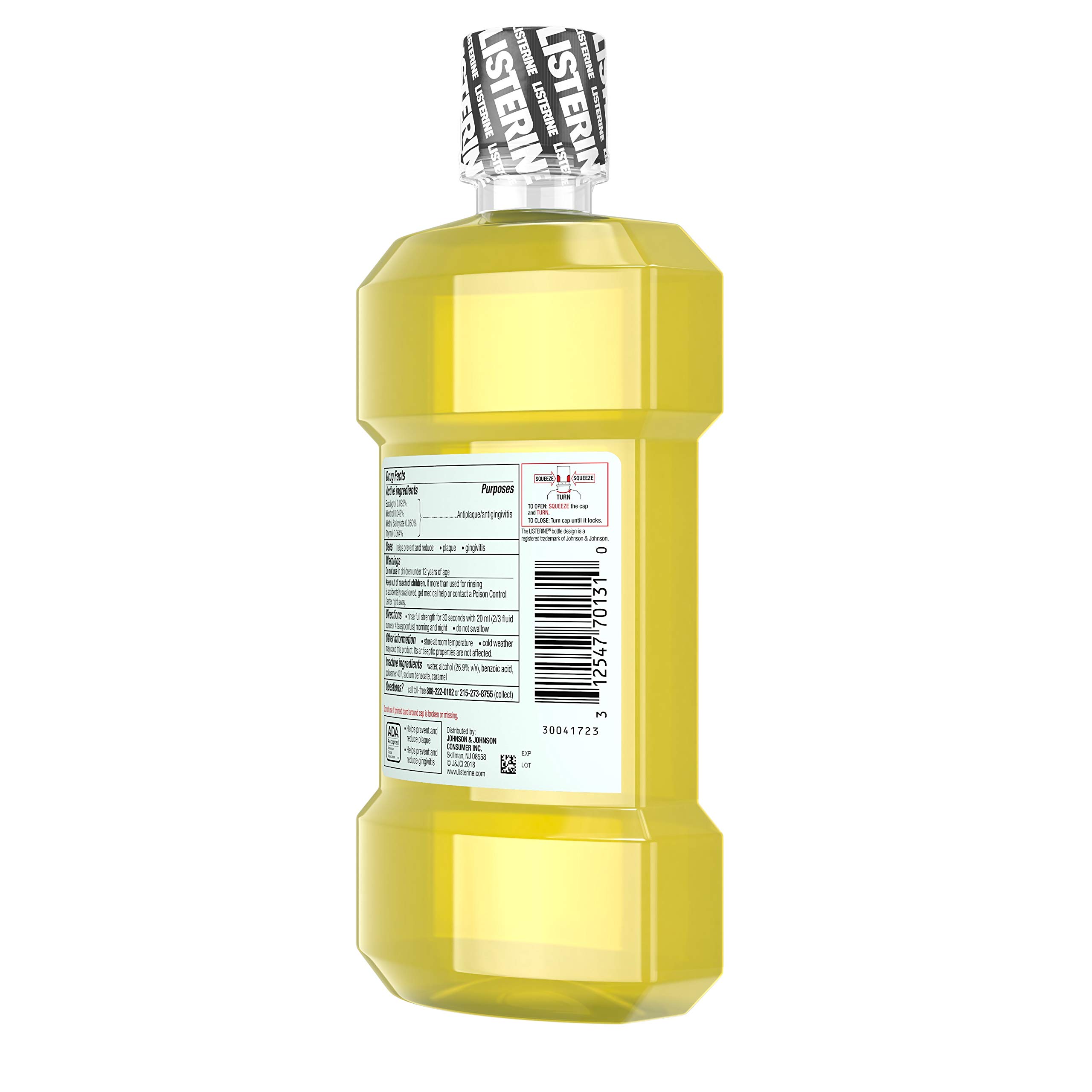 Listerine Original Oral Care Antiseptic Mouthwash with GermKilling