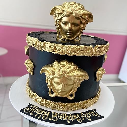 Miniatura 7 de Medusa - Moldes de fondant molde para hornear chocolate de diosa mitología moldes de cara de cabeza de dibujos animados para decoración de pasteles