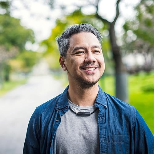 Vista 4 de Airvida M1 - Purificador de aire iónico portátil (negro, 17.7 pulgadas) – Hasta el 99% de tasa de eliminación de contaminantes, elegante y ligero