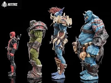 METYTOYZ World of Warcraft Troll Hunter Senjin 1/12 250mm Action Figure, Tribal Warrior Series, with a Variety of Accessories Collectible Troll Model Collectible Figure