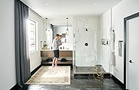 Vista 2 de Moen Align YB0418BL - Toallero individual moderno de 18 pulgadas, color negro mate