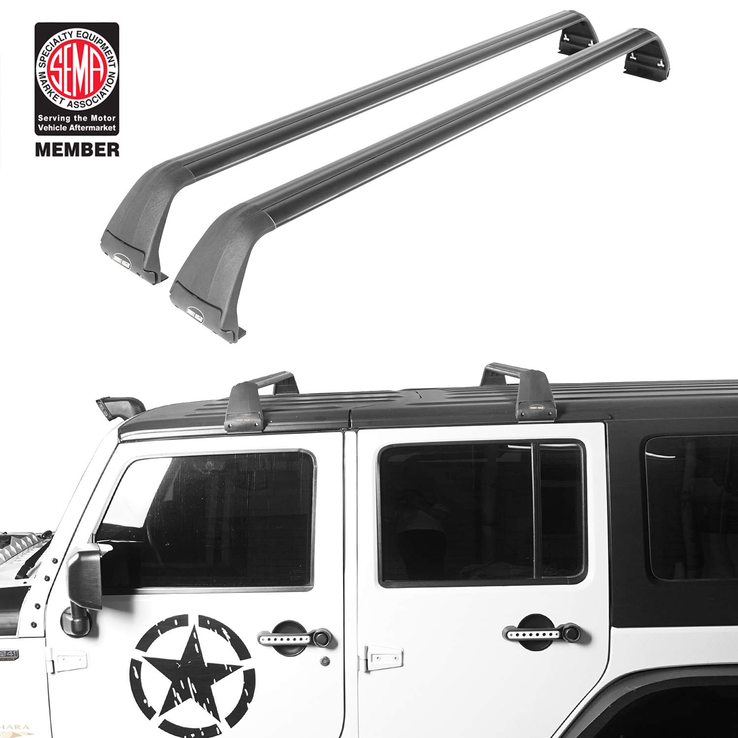 Buy uBox for Jeep Roof Rack Removable Roof Cross Bar Kit for 20072022