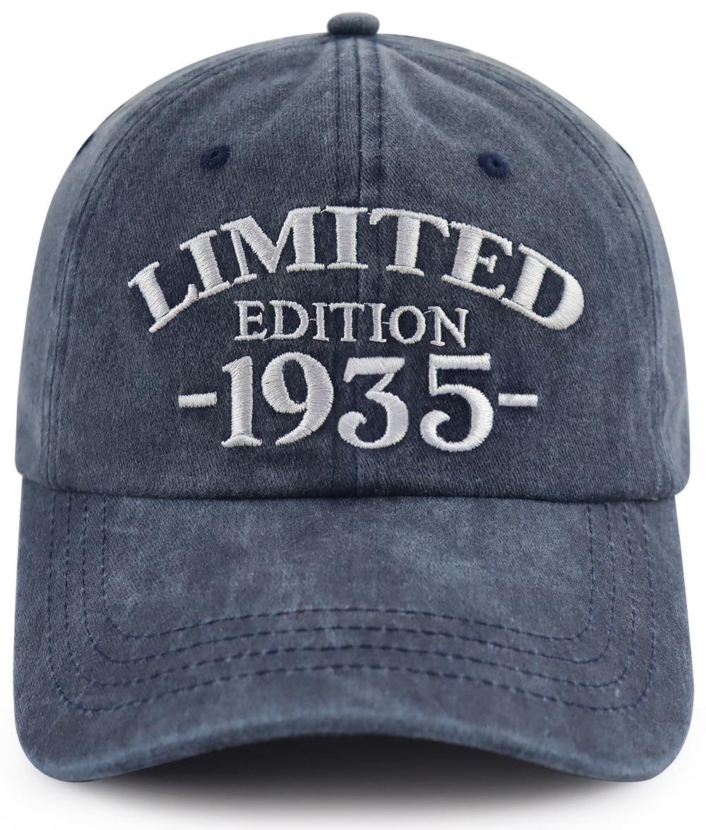 Limited Edition 1930 1931 1932 1933 1934 1935 1936 1937 1938 1939 Hat for Men Women, Adjustable Cotton Baseball Cap