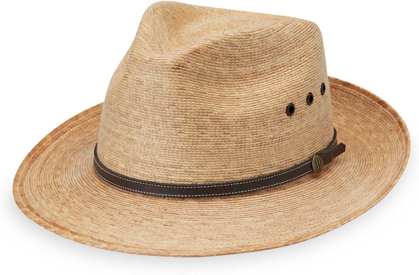 Wallaroo Hat Company Men’s Cortez Trilby Fedora – Medium Brim, Natural Fiber, Artisanal Handcrafted – Contemporary Sun Hat
