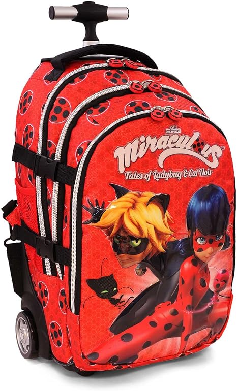 KARACTERMANIA- Zaino Trolley Ladybug, Colore Rosso, 48 cm, 35526 :  Amazon.it: Valigeria