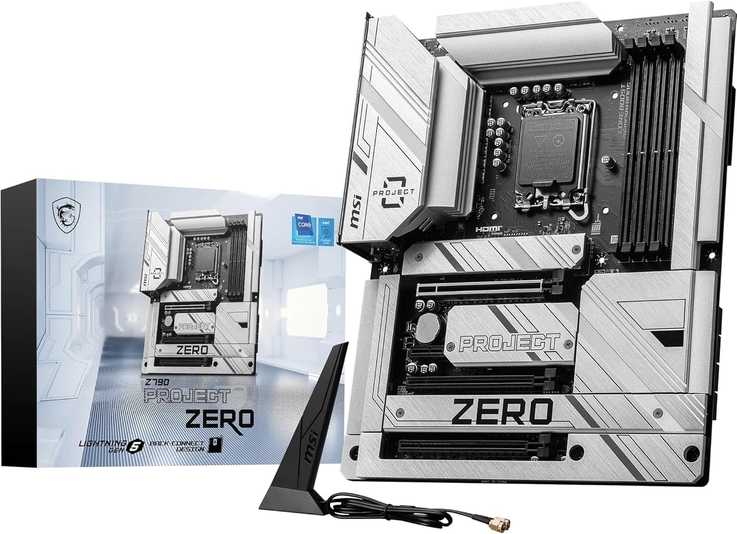 MSI Z790 Project Zero Carte mère + Intel® Core™ i9-14900K Desktop