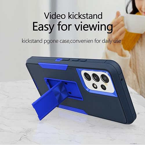 Miniatura 4 de MDCN Funda para Samsung Galaxy A53 5G, grado militar resistente con protector de pantalla HD, anillo magnético, soporte de coche, protección para