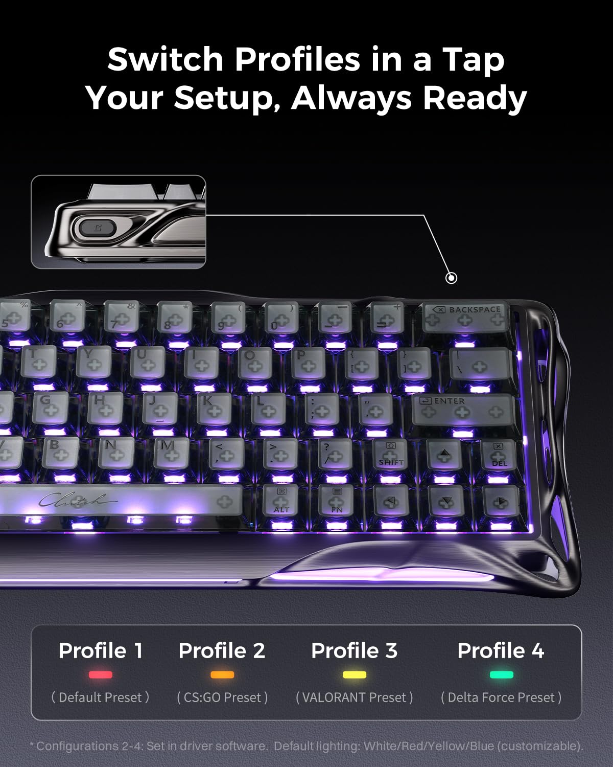 Amazon.com: GravaStar Mercury V60 Pro 60% HE Magnetic Gaming