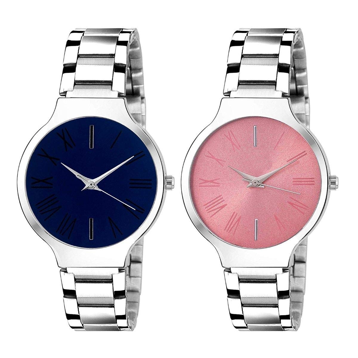 ON TIME OCTUS Analog Multicolor Dial Girls and Womens Watch (Pack of 2) (Blue+Pink) (B07P9Z2PQG) Amazon Price History, Amazon Price Tracker
