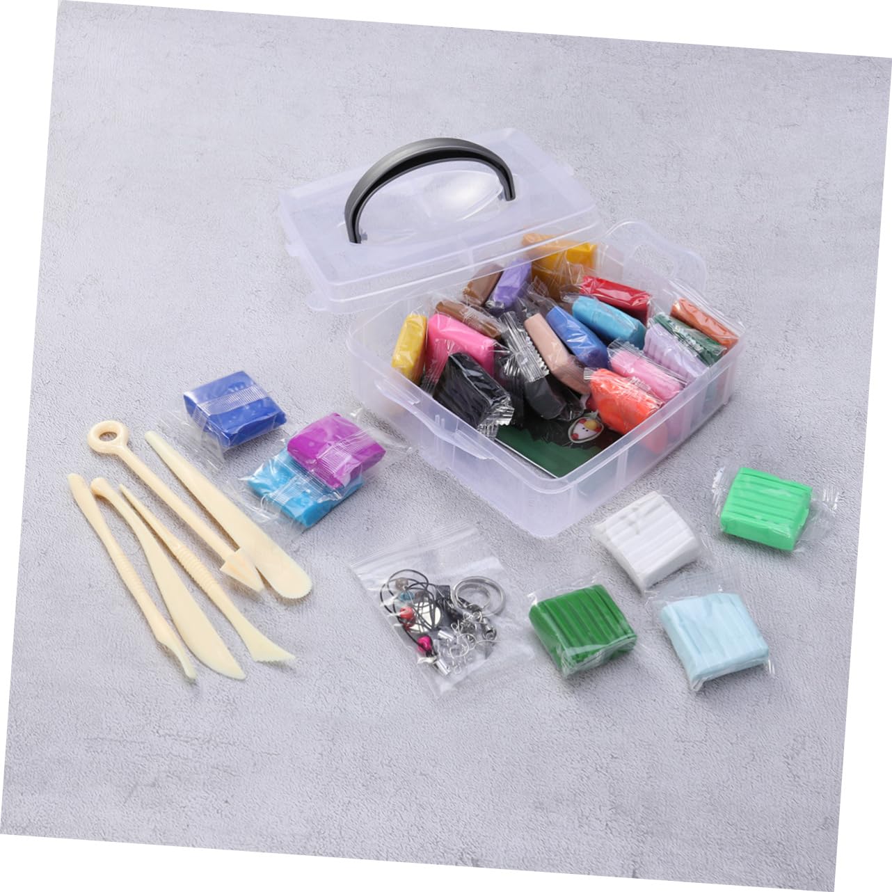 Kit de Arcilla Polimérica 24 Colores para Modelar Herramientas | Pvc, Suave y Fácil de Moldear, Incluye Accesorios para Crear Figuras y Manualidades Creativas