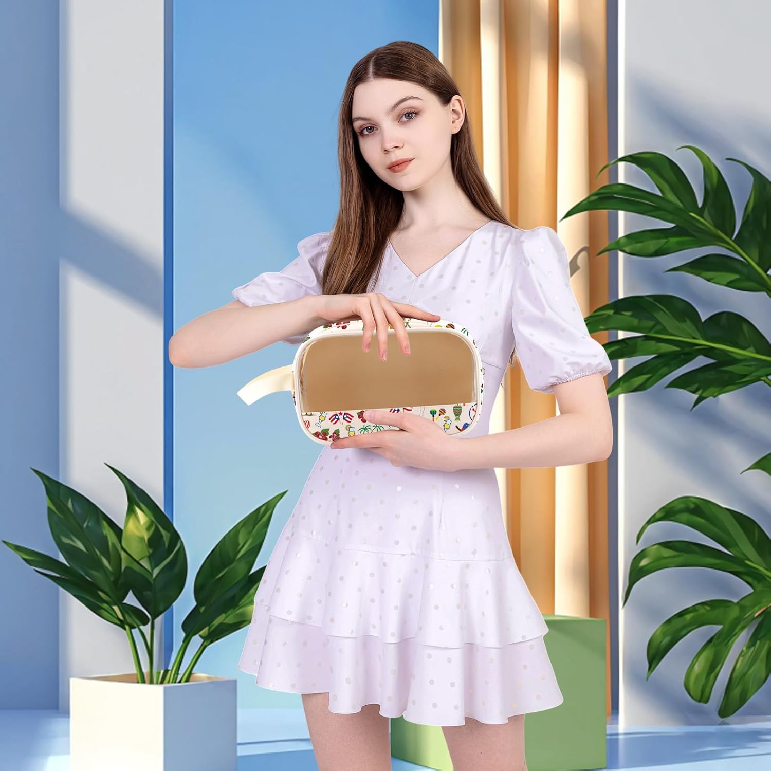 WSNANG Puerto Rico Vacation Gift Puerto Rico Travel Makeup Bag Puerto Rico Tourism Zipper Pouch Puerto Rico Lover Gift (Puerto Rico TB) - Image 6