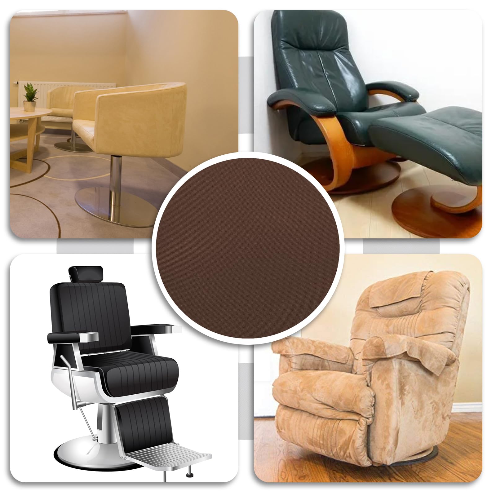 2 almohadillas de goma antideslizantes para muebles reclinables, pinzas de muebles, almohadillas de agarre, almohadillas antideslizantes para muebles, protector de suelo de madera dura, se adapta a
