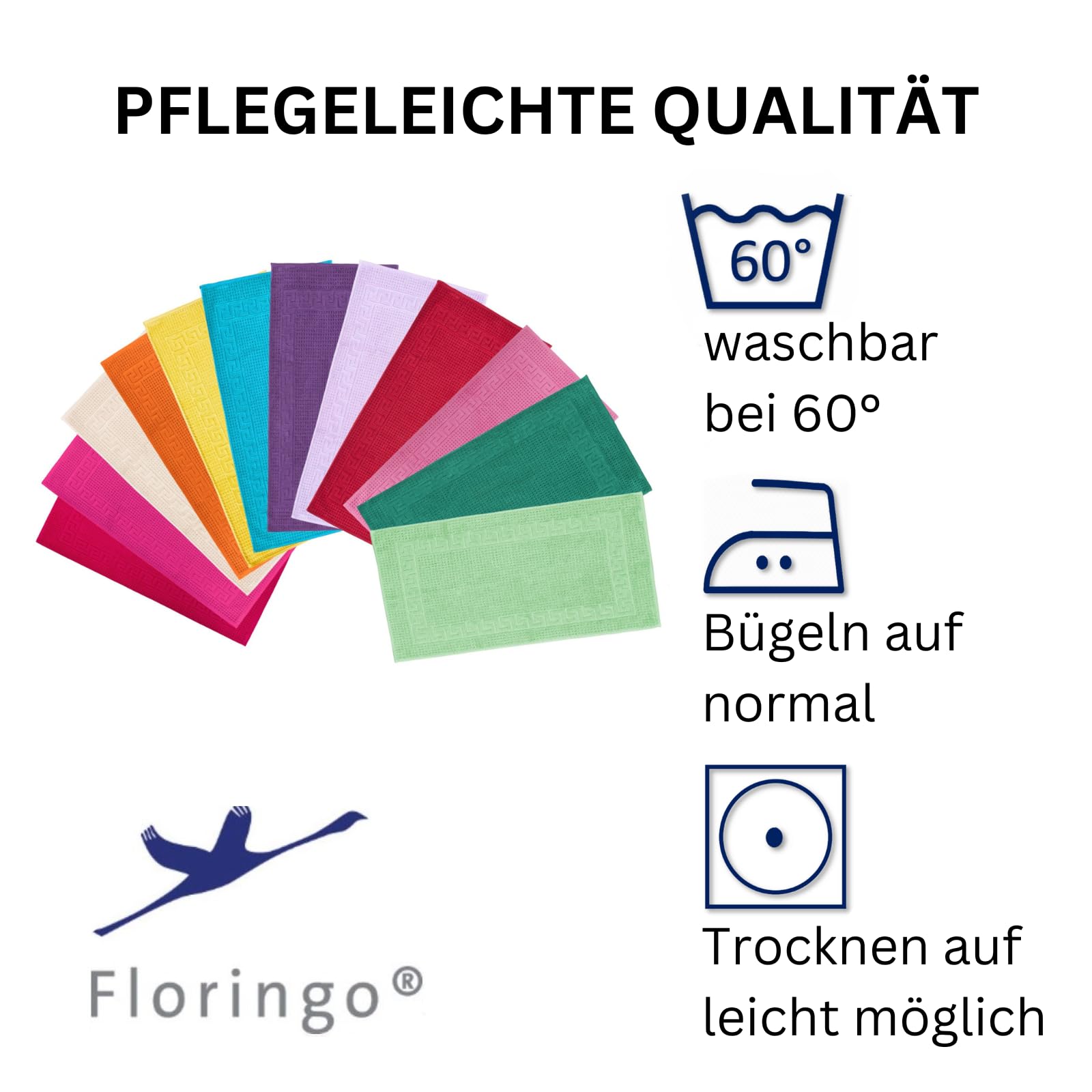 Tapis de bain 70 x 140 cm Exclusiv 1100 g/m² Floringo bordeaux