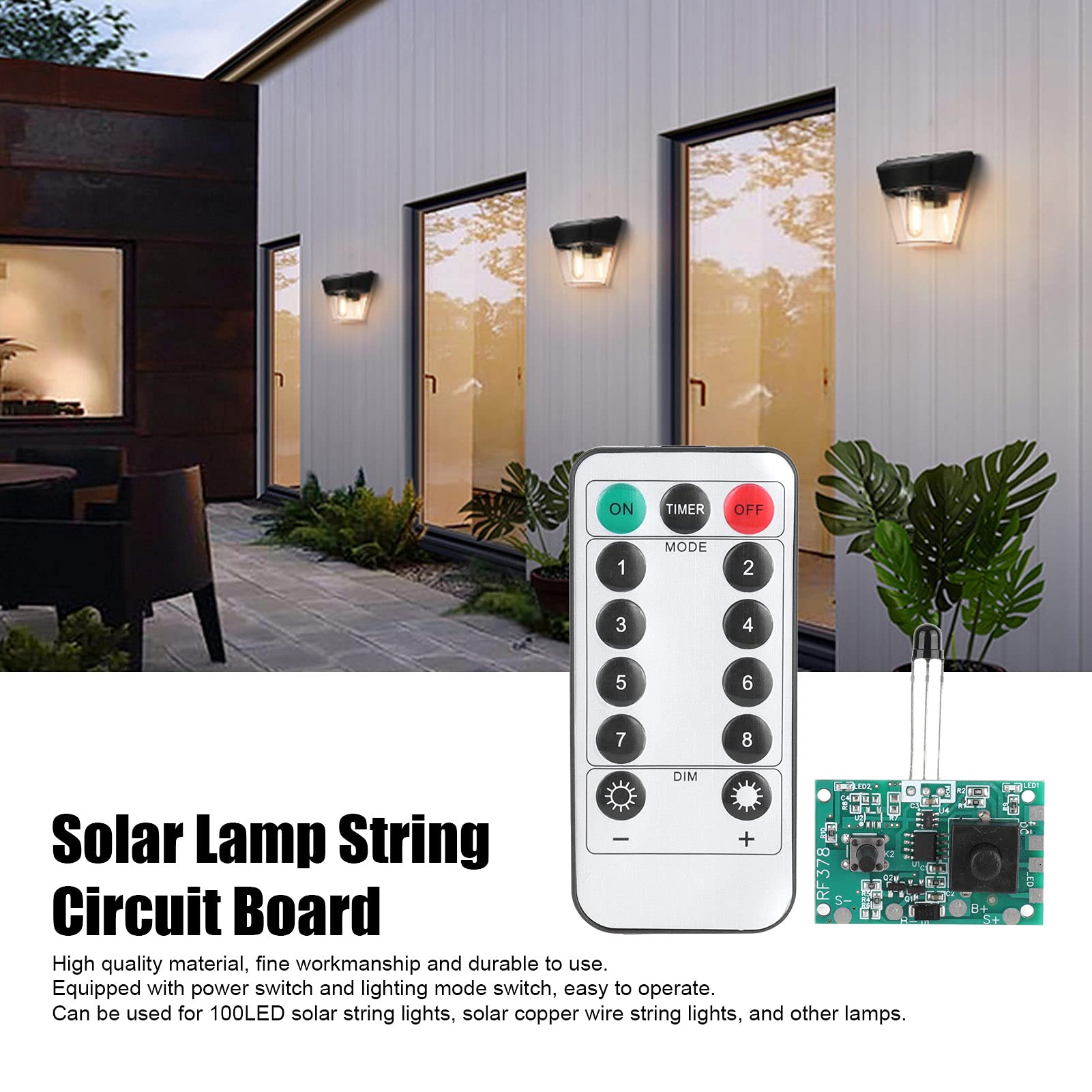 Solar-LED-Controller-Modul – 2 Stück, Kompatibel Mit 3,2–12 V Batterien, Für Gartenleuchten & Lichterketten, Automatische Tag/Nacht-Steuerung