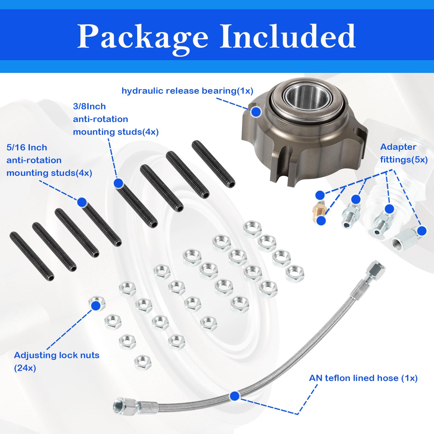 Kit cuscinetto di lancio del rilascio idraulico della frizione per Chevy Chevrolet GMC 91605135