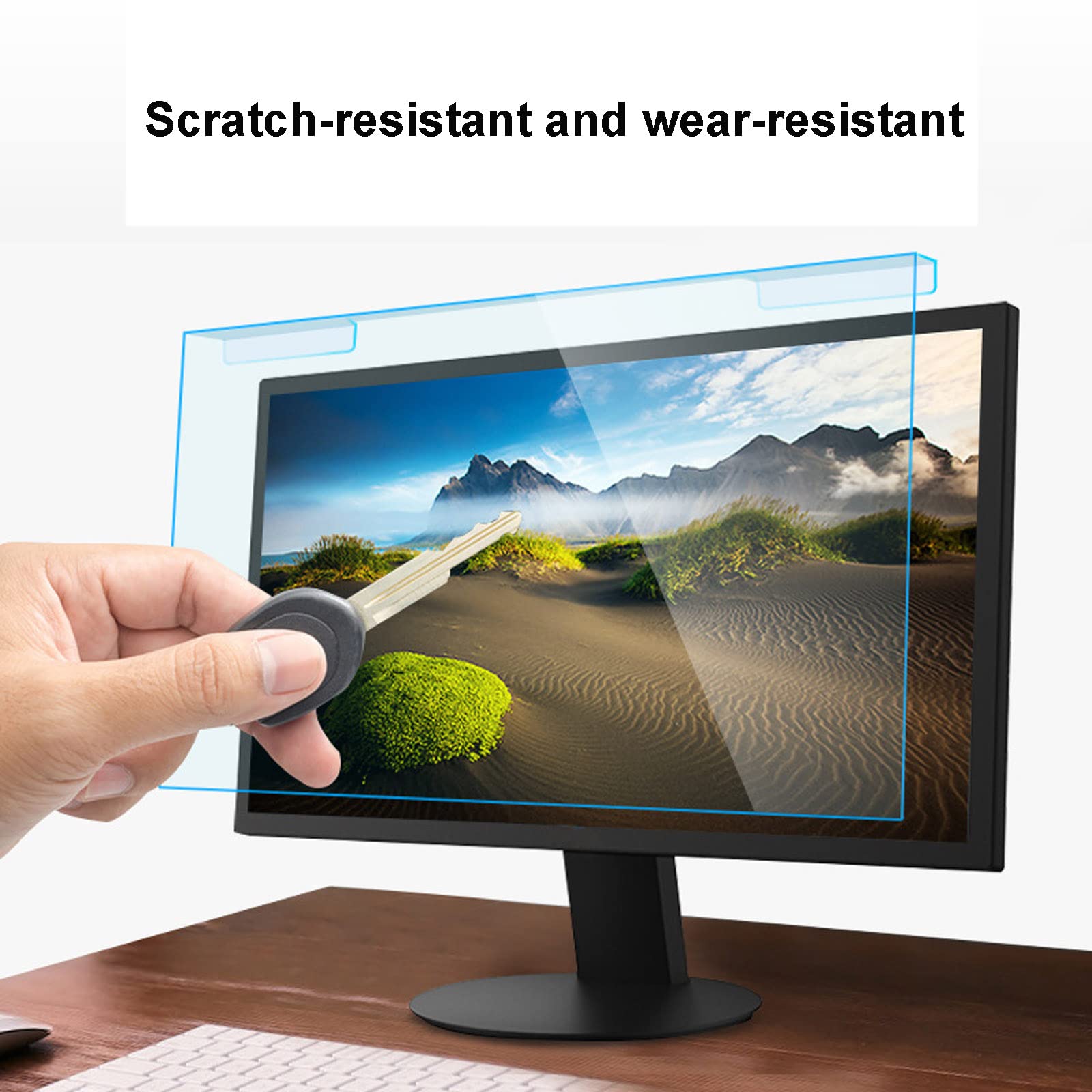 Protezione per schermo a luce blu progettata per laptop,notebook,monitor,acrilico facile da installare e rimovibile,filtro antiriflesso,protezione per gli occhi anti-uv,Filtro Anti Luce Blu Premium