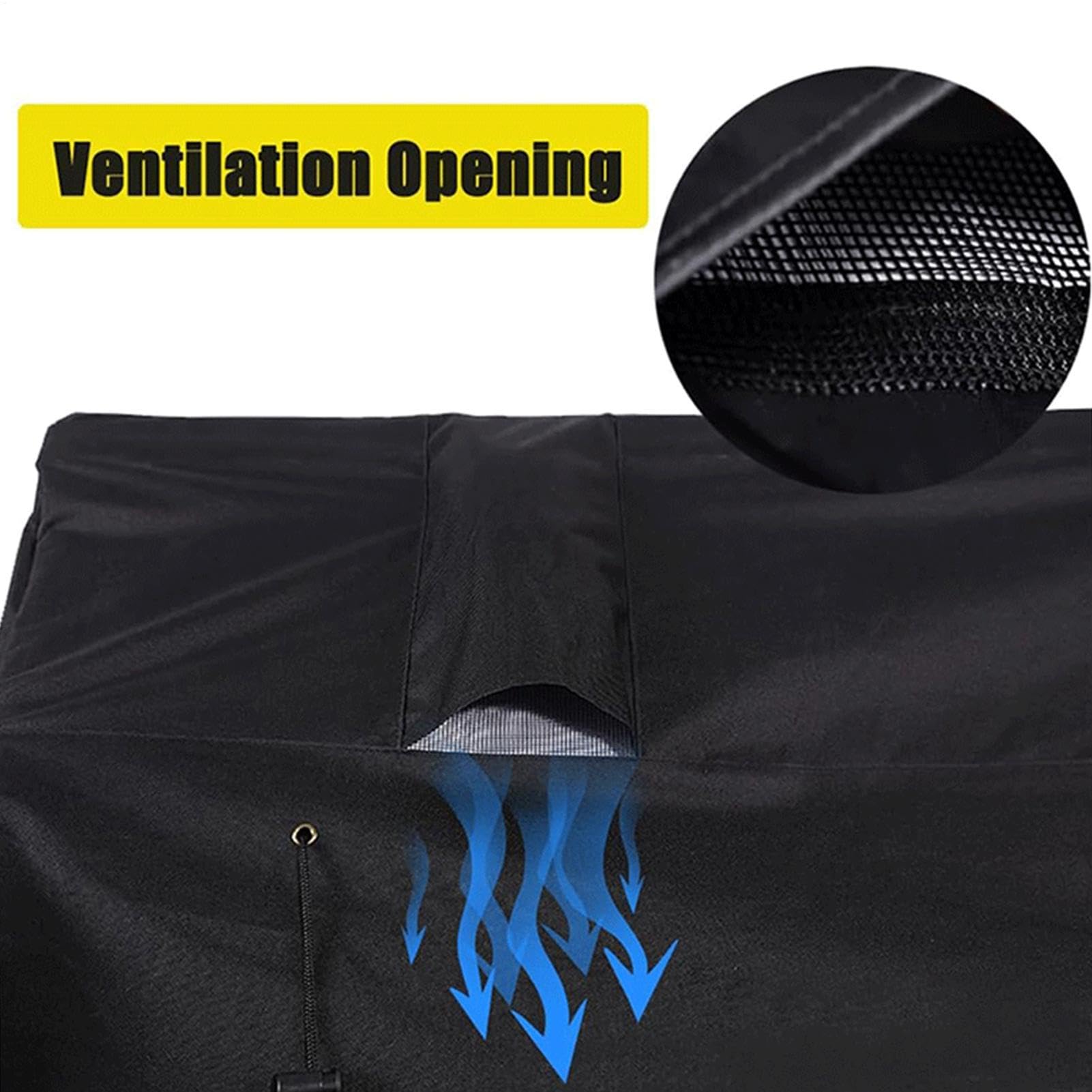 para Calentador de Piscina Orificio Ajustable para Manguera Impermeable y | Protectora Equipos Piscina Tira de Cierre de Gancho y Bucle para Protección Exterior