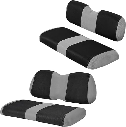 Miniatura 102 de Juego de fundas de asiento de carrito de golf, fundas para asientos delanteros de carrito de golf, ajuste para Club Car Precedent OEM, cojín
