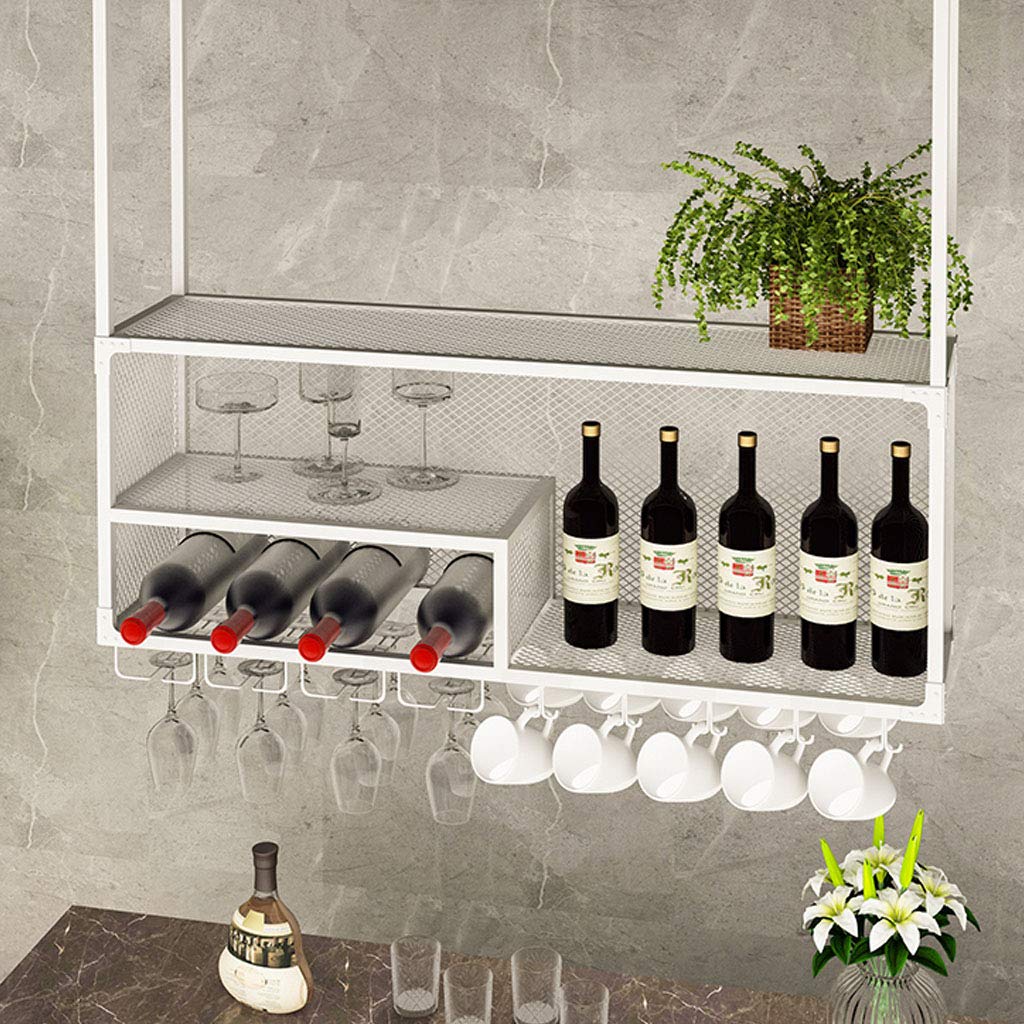 Meuble de rangement pour bouteille avec cadre en métal noble