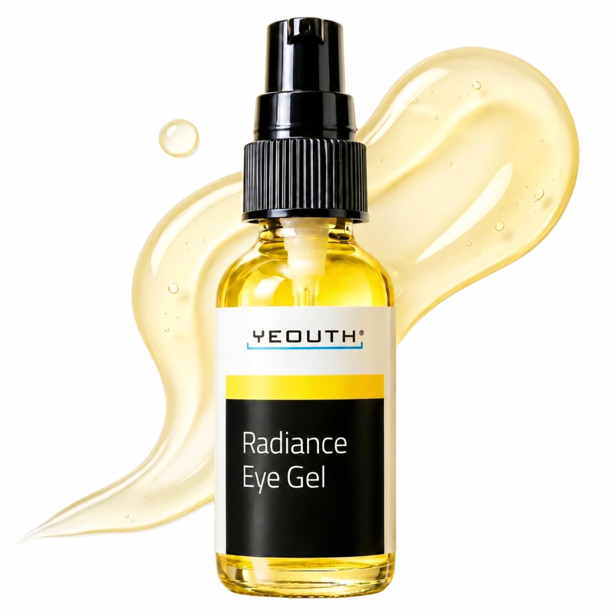 YEOUTH Gel Contorno Occhi Con Acido Ialuronico, Idratante Gel Occhiaie e Occhiaie Borse Sotto Gli Occhi, Regali Beauty Donna e Uomo 30ml